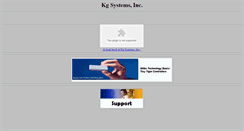 Desktop Screenshot of kgsystems.com