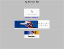 Tablet Screenshot of kgsystems.com